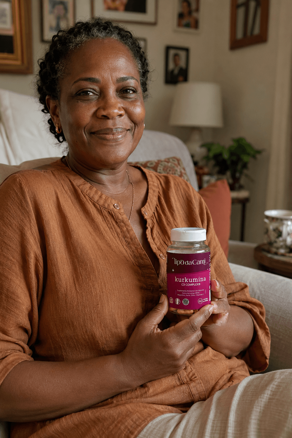 Cliente usando Kurkumina C3